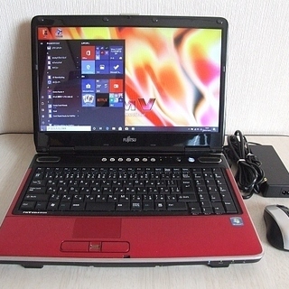 高速SSD240GB搭載 Fujitsu FMV-BIBLO NF/G70 ノートパソコン 15