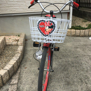 【売却先決定済】子供用自転車   20インチ ミニーマウス（美品）の画像