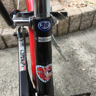 【売却先決定済】子供用自転車   20インチ ミニーマウス（美品）の画像