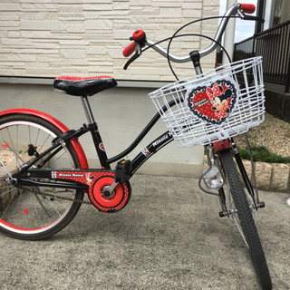 【売却先決定済】子供用自転車   20インチ ミニーマウス（美品）の画像