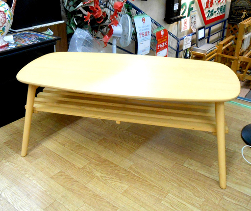 不二貿易 折れ脚 センターテーブル ノルン ローテーブル リビング