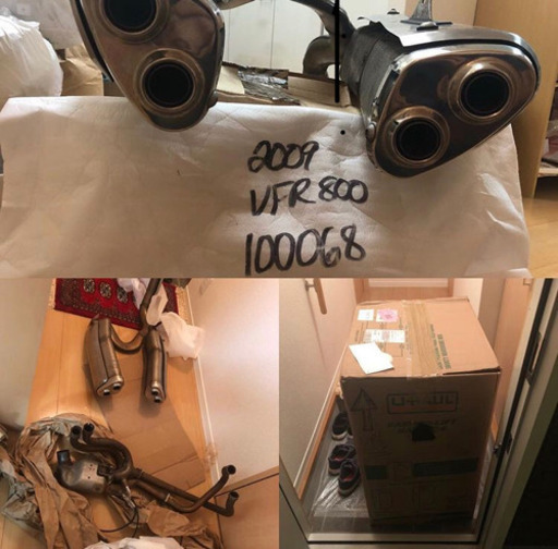 VFR800(RC46-2) 純正マフラー 海外仕様