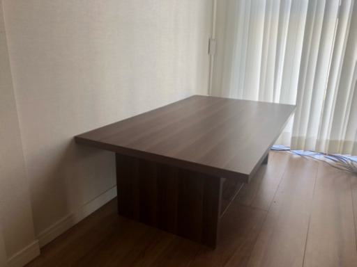 シンプル 木目調 ローテーブル