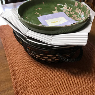 夢桜  TY-1011   竹久夢二   新品 カゴ付スープスパゲティーセット   の画像