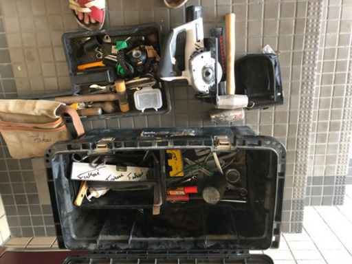 道具箱と道具一式