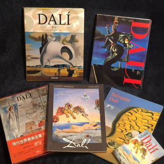 Salvador Dali 画集5冊 + ﾎﾟｽﾄｶ-ﾄﾞﾌﾞｯ...