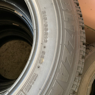 215/65r16 ブリヂストン スタッドレスタイヤ 4本セット バリ溝 ③