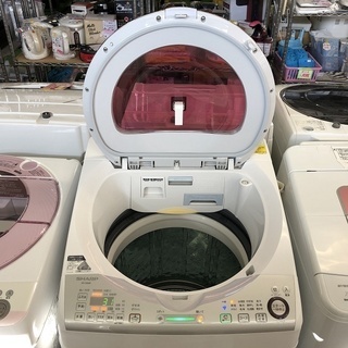 美品【 SHARP 】シャープ 洗濯8.0㎏/乾燥4.5㎏ 洗濯乾燥機 光センサーECOeyes 穴なしサイクロン洗浄 ES-TX840 美品【 SHARP 】シャープ 洗濯8.0㎏/乾燥4.5㎏ 洗濯乾燥機 光センサー