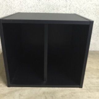 未使用 木製 LD LPレコード 収納棚 ボックス ブラック 幅...