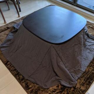 中古品☆無印良品　正方形こたつ＆掛け布団、ニトリ敷布団の画像