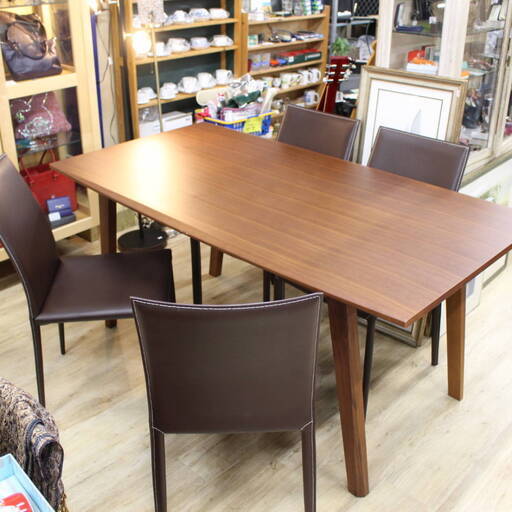 *R357)【美品】モーダエンカーサ moda en casa アマロ Amaro ダイニングテーブル フェニックス Phoenix チェア 5点セット 4人用 北欧