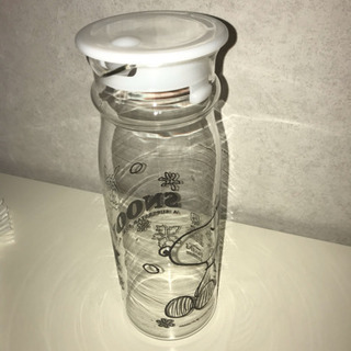 箱なし未使用品 スヌーピー柄耐熱ガラスピッチャーの画像