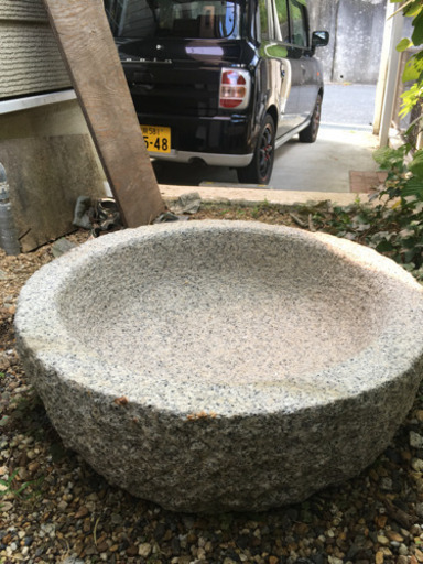 石臼 餅つき？メダカやビオトープにも？