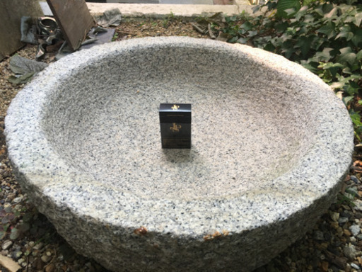 石臼 餅つき？メダカやビオトープにも？
