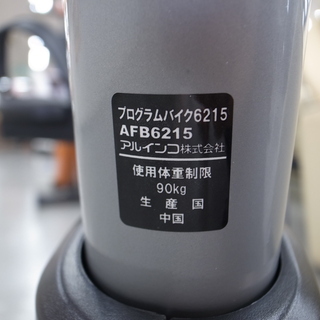 アルインコ ALFITS プログラムバイク AFB6215  モノ市場半田店 119の画像