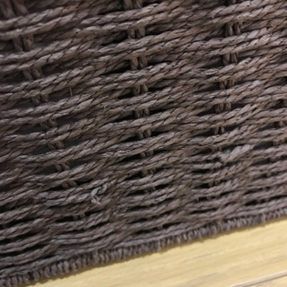 【差し上げます】ふた付きペーパー収納ボックス (ダークブラウン)の画像