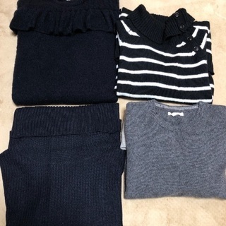 冬物(大きいサイズ)とニットの帽子♪