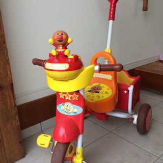 アンパンマン 三輪車 押し棒 子供用品の中古が安い！激安で譲り