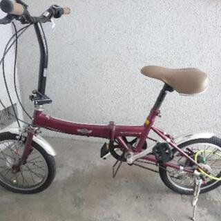 【訳あり】MINI 二つ折り自転車 変速ギア