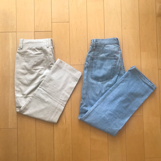 パンツ2本セット バナナリパブリック&ユニクロ