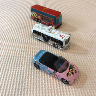 ディズニーシリーズ各種ミニカー3台セットの画像