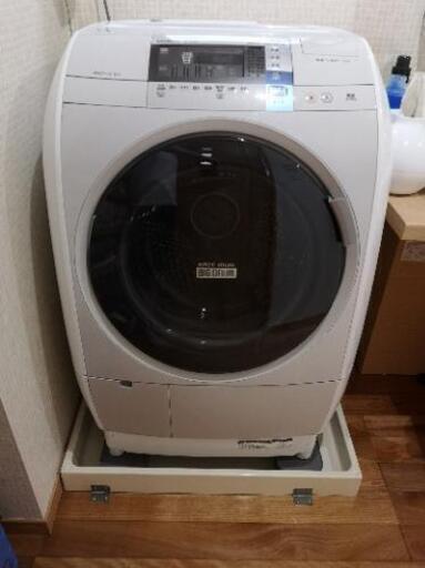 ビッグドラムBD-V5600L日立ドラム式洗濯機直下排水キット付き