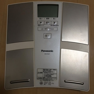 お譲り決まりました。体重計  パナソニックの画像