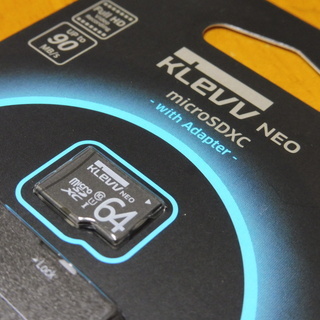 PAYPAY払いOK マイクロSDカード 64GB USH-1 CLASS10　未使用 micro sd card klevv neoの画像