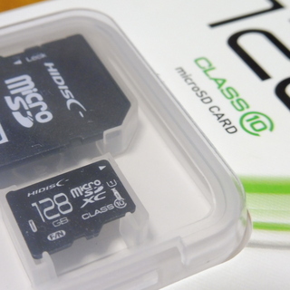 PAYPAY OK【送料込み】マイクロSDカード 128GB USH-1 CLASS10 未使用 micro sdxc card HIDISCの画像