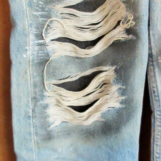 ☆リーバイス Levi's 501 W31 L34 デニム ダメージジーンズ◆ダメージがおしゃれの画像