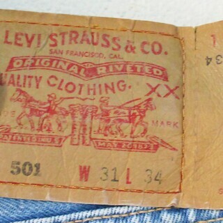 ☆リーバイス Levi's 501 W31 L34 デニム ダメージジーンズ◆ダメージがおしゃれの画像