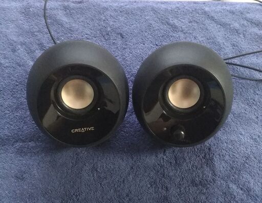 Creative Pebble  USB電源採用アクティブスピーカー  SP-PBL-BK