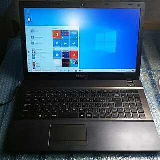 ノートパソコン　PC工房改Ⅱ　Core i3 SSD HDD Win10