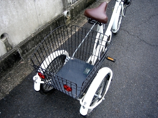 大人用三輪車　前20インチ/後16インチ　国産・lapeure shikishima　高齢者/障害者の方に