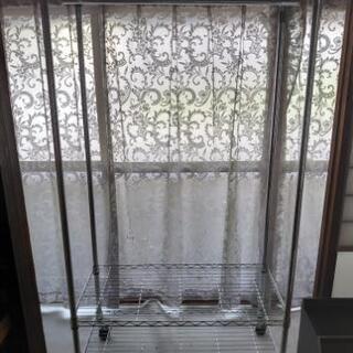ハンガー掛け付き スチールラック 取引済