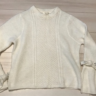 美品 白ニット ASTORIA アストリア サイズM