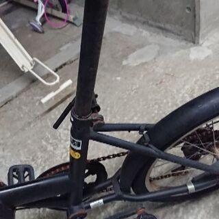折りたたみ自転車の画像