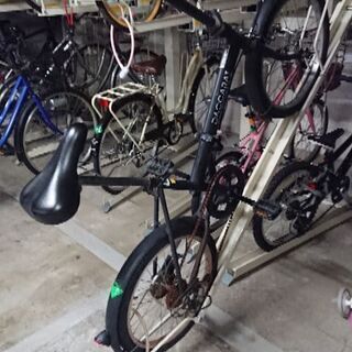 折りたたみ自転車の画像