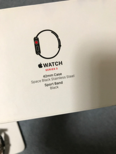 訳あり　アップルウォッチ シリーズ3 42ミリステンレスケース セルラーモデルです