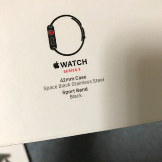 訳あり　アップルウォッチ シリーズ3 42ミリステンレスケース セルラーモデルですの画像