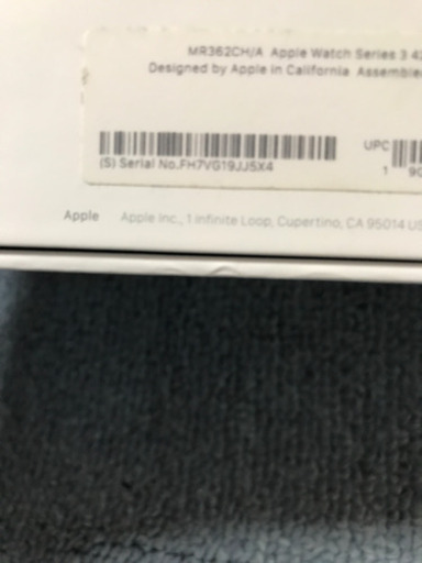 アップルウォッチ シリーズ3 アルミケース 42ミリ 美品