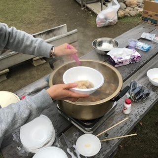 🍁🍁郡山で遊び隊🍁🍁楽しい芋煮会😼🎣 - 友達
