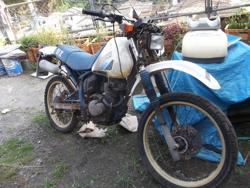 値下げ　スズキ　ＳＸ１２５　不動　部品取り　完全ジャンク