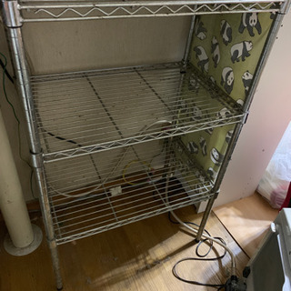 ［お取引中]スチールラック3段