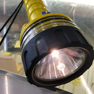 TOSHIBA◆東芝◆水中ライトイエロー◆乾電池式◆動作確認済◆スキューバ・素潜りの画像