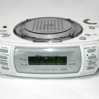 「取り引き中」コンパクトラジオCDプレイヤー クロックアラーム付き