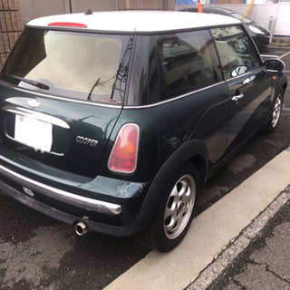 車検付 低走行距離67800！ミニクーパー ブリティッシュグリーンの画像