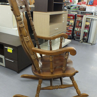 Shin-lee/シン・リー社 ロッキングチェア 木彫り 天然木 アンティーク