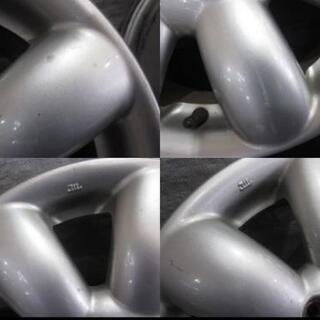 決まりました。スズキラパン純正アルミ　シルバー　センターキャップステッカータイプサービスします。の画像