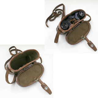 希少 TOKO 東京光学 双眼鏡 6×9.3° 目盛入 ミニタリー 革ケース付 ビンテージ アンティーク 当時物 ☆ PayPay(ペイペイ)決済可能 ☆ 札幌市 清田区 平岡 希少 TOKO 東京光学 双眼鏡 6×9.3° 目盛入 ミニタリー 革ケース付